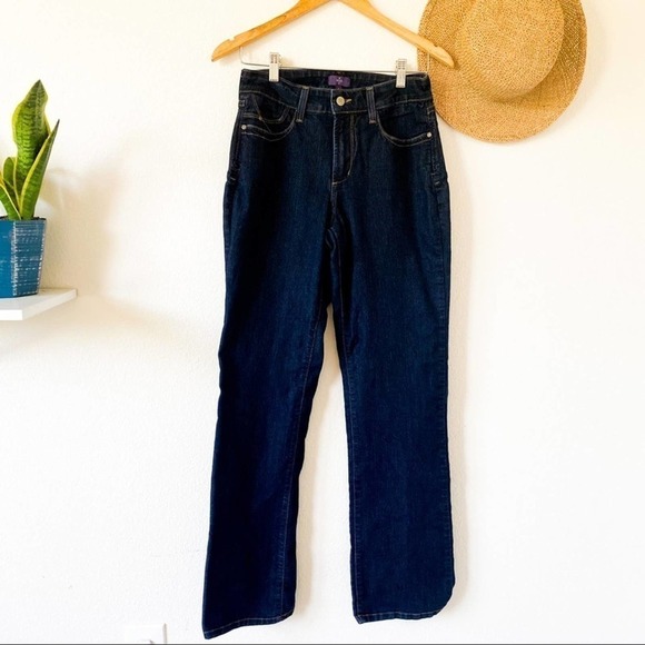 NYDJ Bootcut Jeans in Dark Rinse 6 - Picture 4 of 9